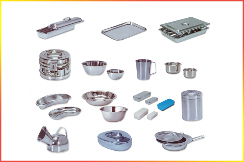 hospital hollowware equipment manufacturer and  supplier in delhi india